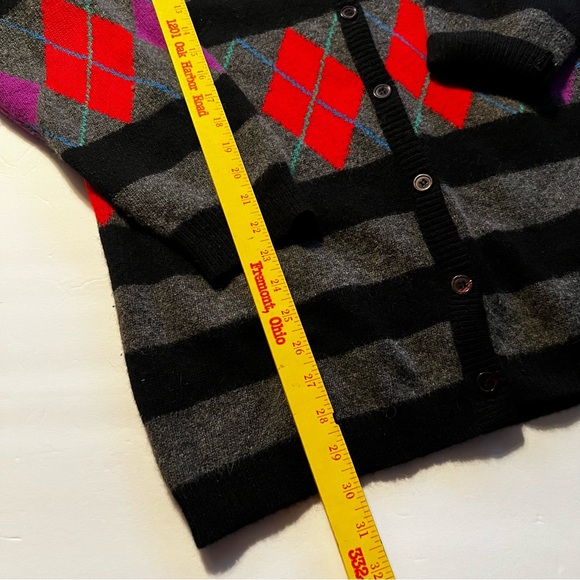 Vintage Lambswool Angora Cardigan Sweater Size Large - Picture 5 of 16